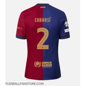 Barcelona Pau Cubarsi #2 Replik Heimtrikot 2024-25 Kurzarm